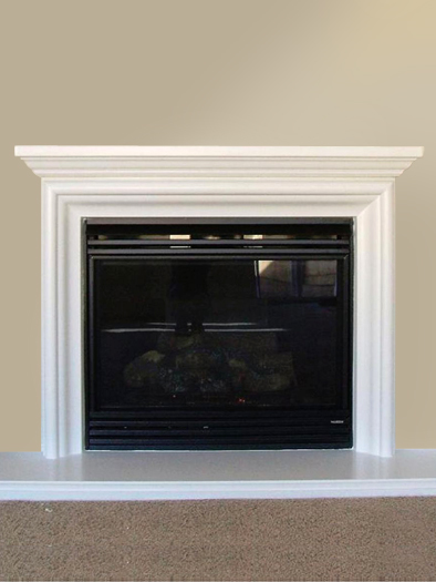 Colorado M Fireplace Mantel by Precast Innovations, Inc.