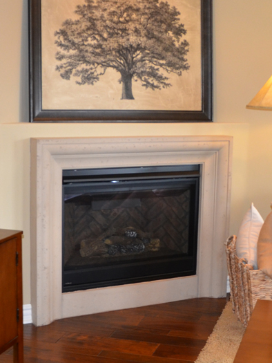 Marilyn Fireplace Mantel by Precast Innovations, Inc.