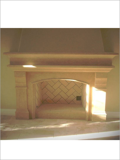 Mendocino Fireplace Mantel by Precast Innovations, Inc.