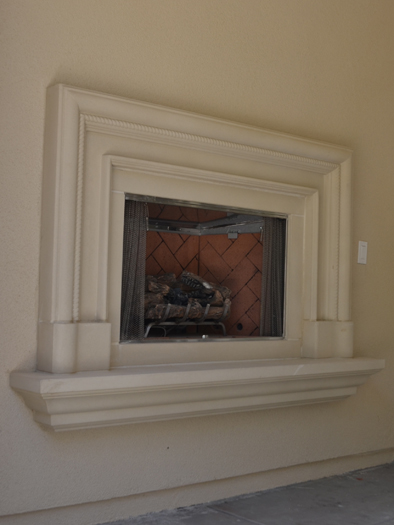 Roma Fireplace Mantel by Precast Innovations, Inc.
