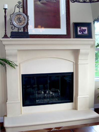 Venezia Fireplace Mantel by Precast Innovations, Inc.