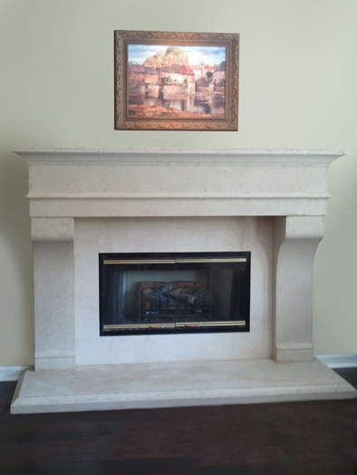 Austin Fireplace Mantel by Precast Innovations, Inc.