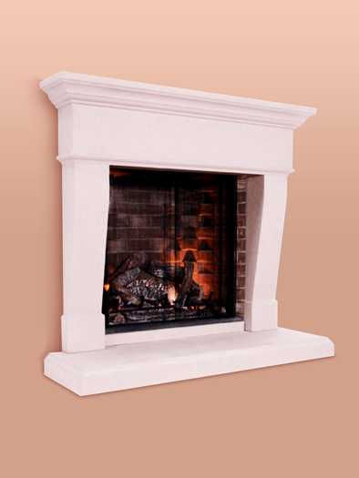 Classic Fireplace Mantel by Precast Innovations, Inc.