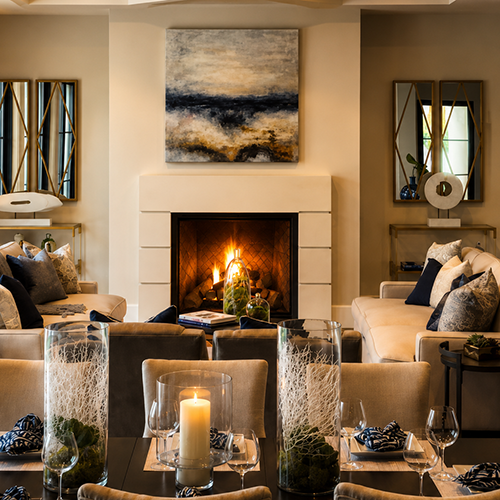 Cohen Fireplace Mantel by Precast Innovations, Inc.
