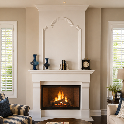 Colorado M Fireplace Mantel by Precast Innovations, Inc.