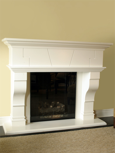 Cypress Fireplace Mantel by Precast Innovations, Inc.