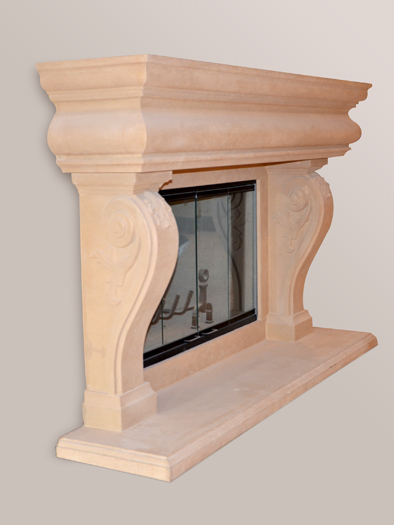 Fabiano Fireplace Mantel by Precast Innovations, Inc.