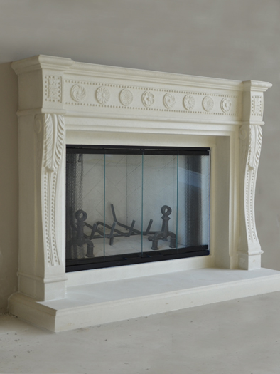 Franco Fireplace Mantel by Precast Innovations, Inc.