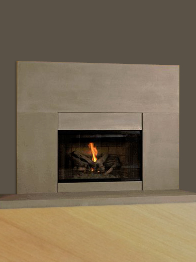 Glanum Fireplace Mantel by Precast Innovations, Inc.
