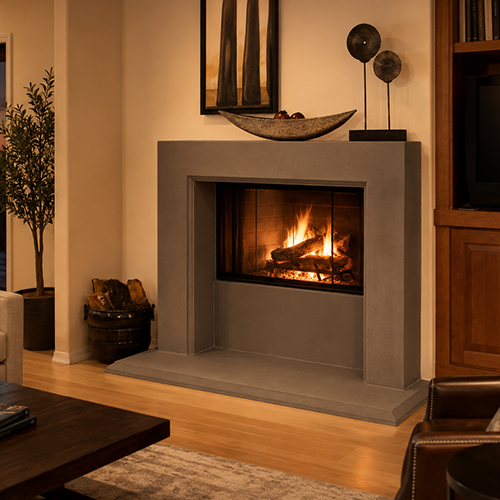 Henri Fireplace Mantel by Precast Innovations, Inc.