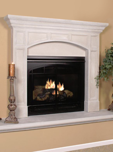 Louisiana Fireplace Mantel by Precast Innovations, Inc.
