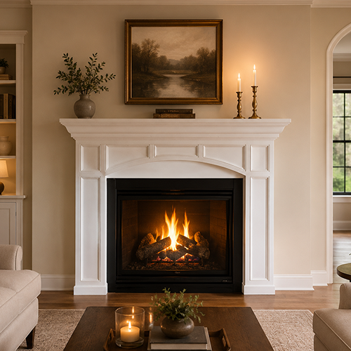 Louisiana Fireplace Mantel by Precast Innovations, Inc.