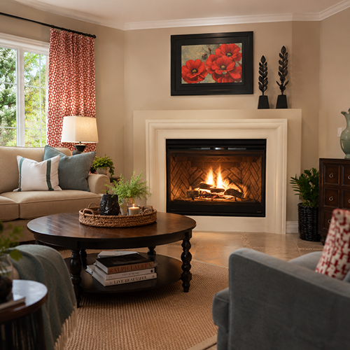 Marilyn Fireplace Mantel by Precast Innovations, Inc.