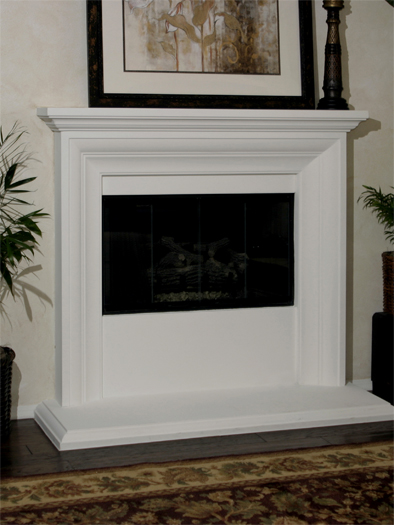 Marilyn M Fireplace Mantel by Precast Innovations, Inc.