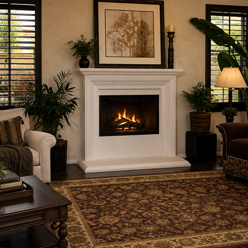 Marilyn M Fireplace Mantel by Precast Innovations, Inc.
