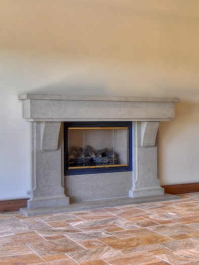 Provence Fireplace Mantel by Precast Innovations, Inc.