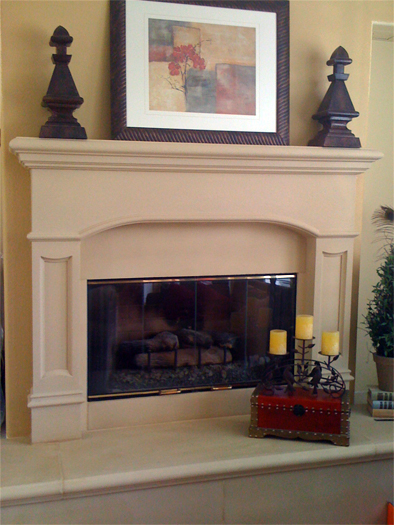 Regency Fireplace Mantel by Precast Innovations, Inc.